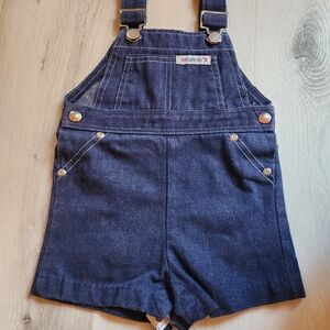 Vintage Baby Toddler Overalls Health Tex Denim 18 Months